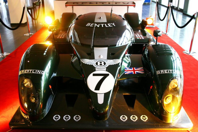 2003 Bentley Speed 8 Le Mans Prototype, auf der Klassikwelt Bodensee 2008, photo by Peter Kraaibeek