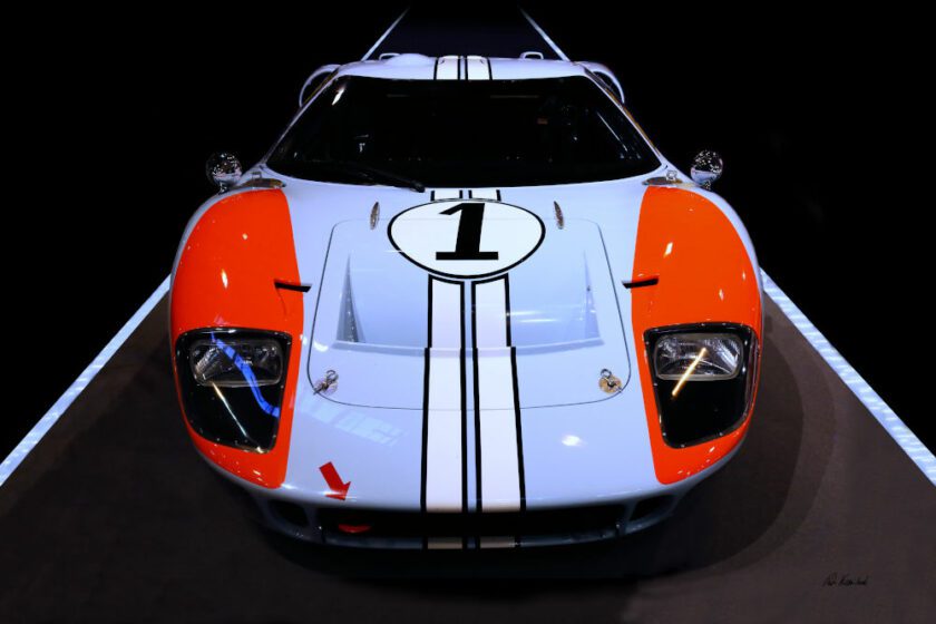 Ford GT40 in GULF-Farben blau-orange
