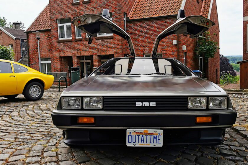 DMC DeLorean auf dem Oldtimertreffen in Bad Bentheim auf dem Herrenberg - Foto von Peter Kraaibeek