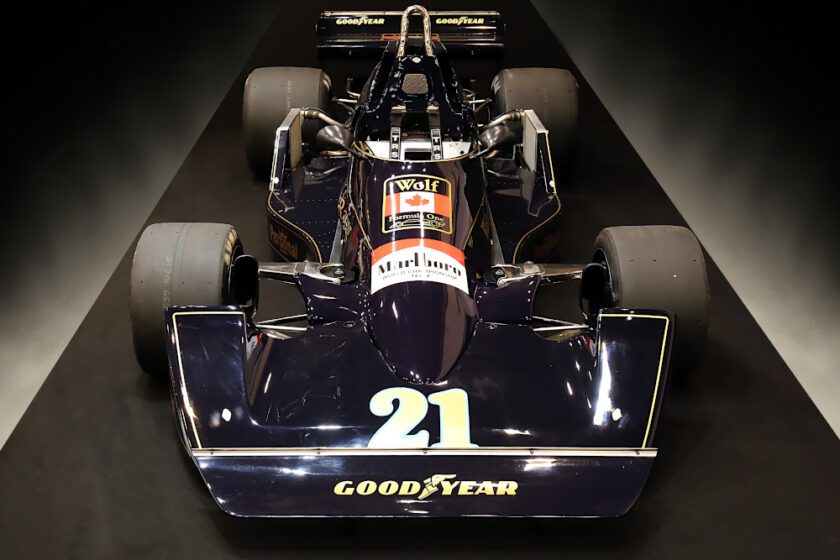 1976 Wolf-Williams FW05 Hesketh 308C Formula 1 - driver Michel Leclere